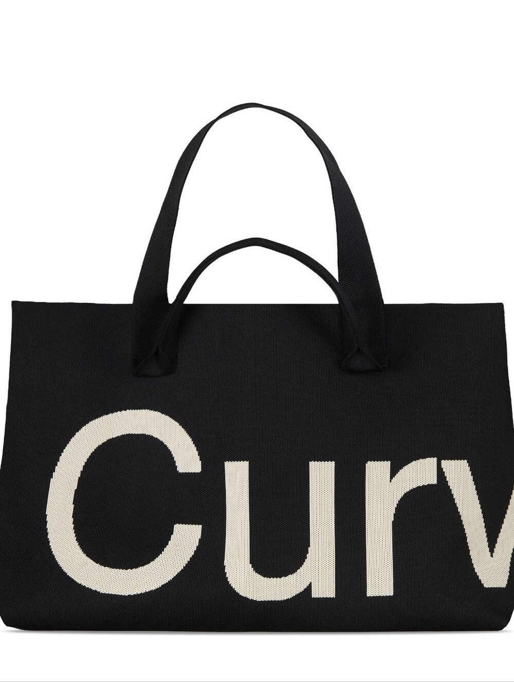 Curves Knit Tote (Black)